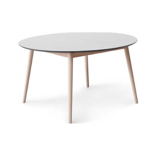 Hvid Meza Hammel Round Laminat Træben Meza By Hammel Spisebord