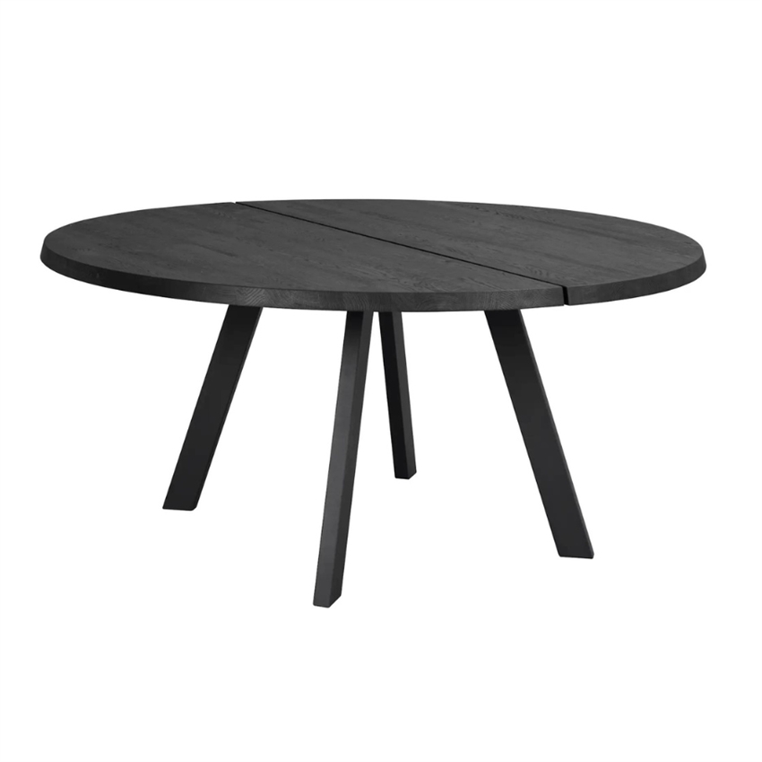 Sort Fred Rundt 160 160 Rowico Spisebord