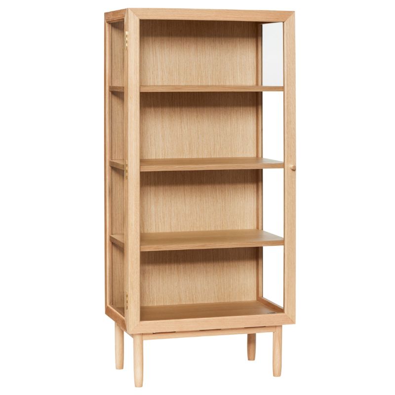 Kaiser Med Front Sider Glas Samt Smart Magnetlukning Hübsch Vitrineskab - 5712772125182