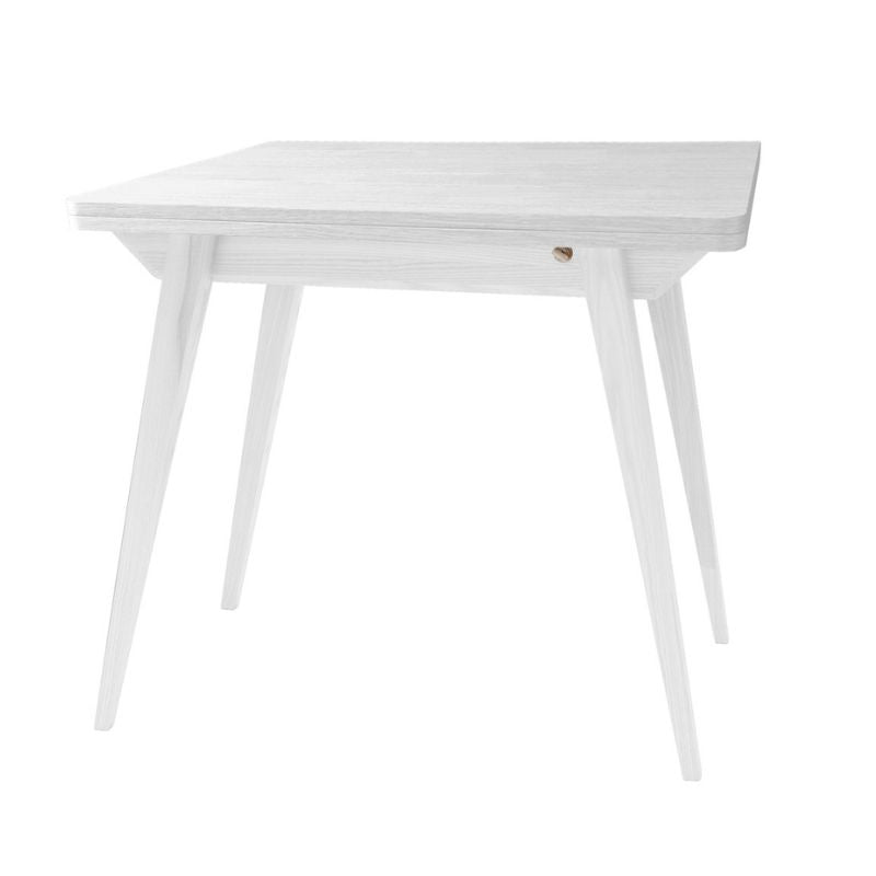 Hvid Foldbart Asketræ Mdf 130x65x76 Andre Mærker Spisebord