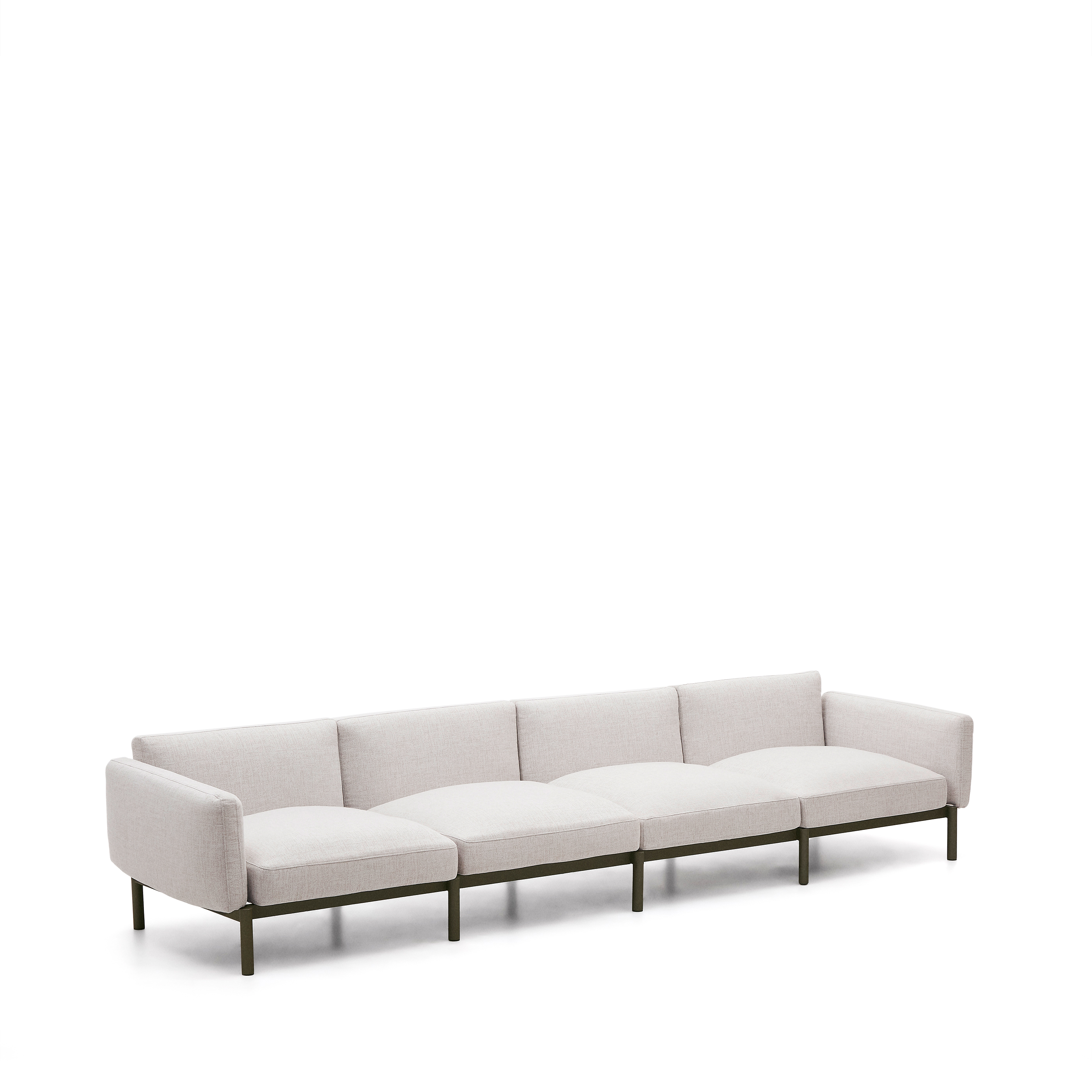 Grøn Sorells Udendørs Pers Modul Aluminium 370cm Kave Home Sofa - 8433840947372
