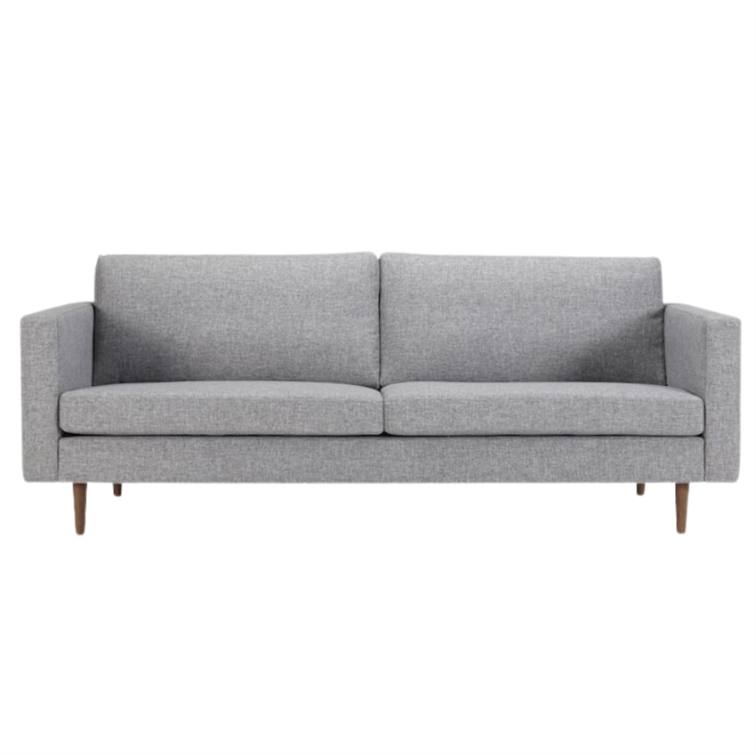 Linea Personers Grå Stof Nordly Sofa