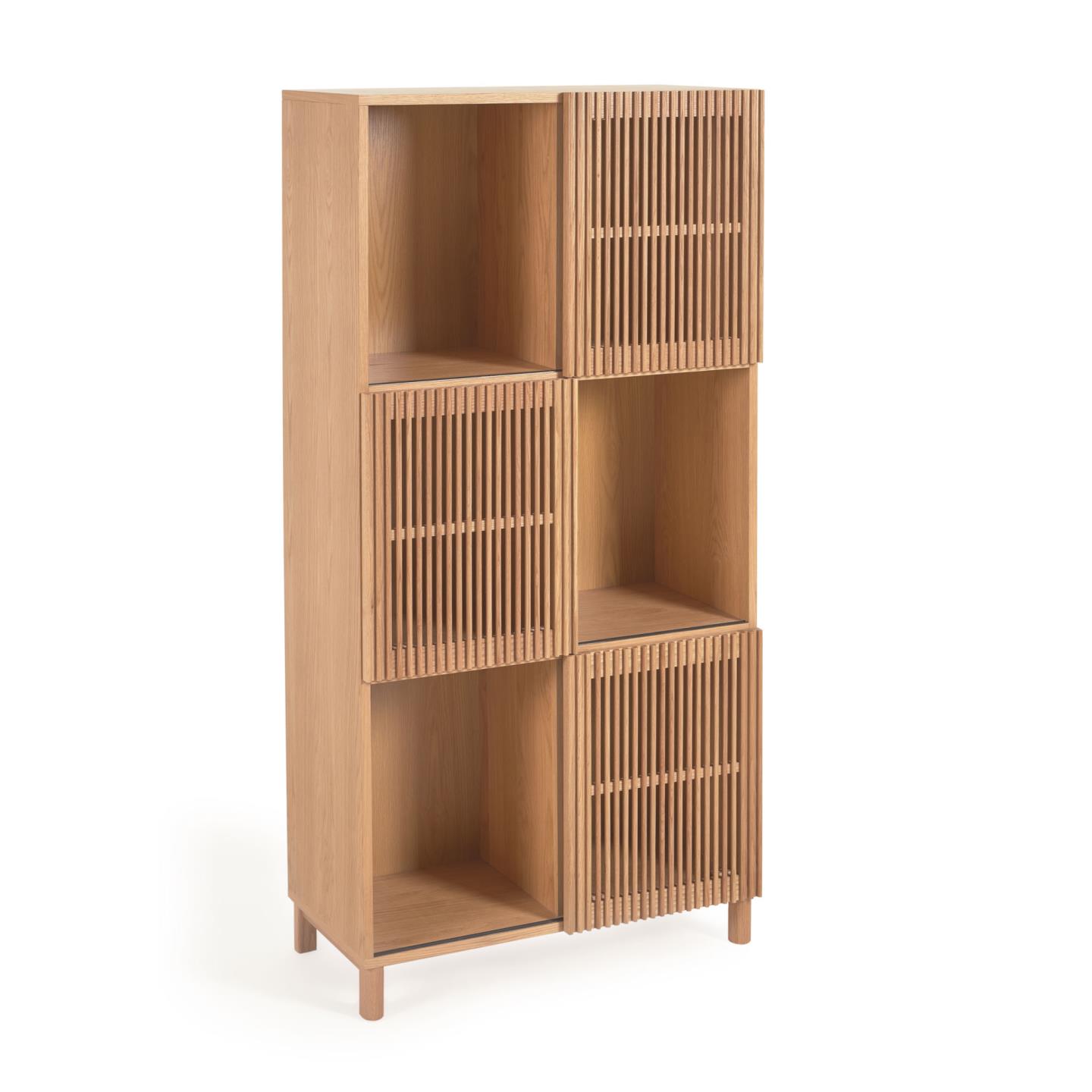 Natur Beyla Låger Egefinr Egetræh:170cm X42 5cm 5cm Kave Home Reol - 8433840706474