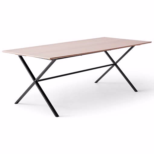 Sort Meza Hammel Square 210 100 Finr Krydsstel Meza By Hammel Spisebord