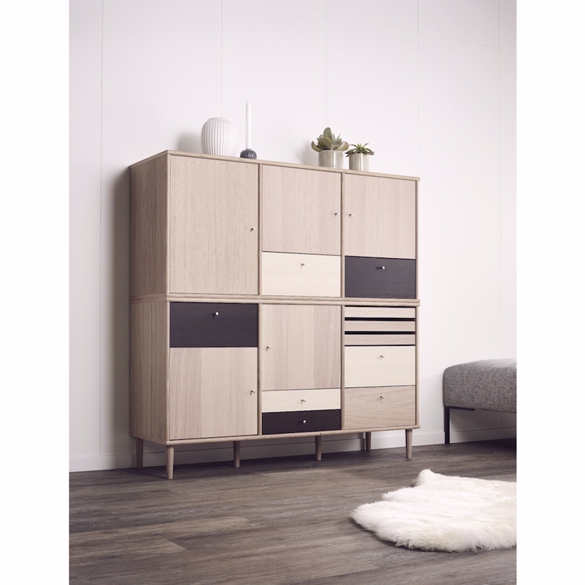 System Flot Egetræ Mistral Reol