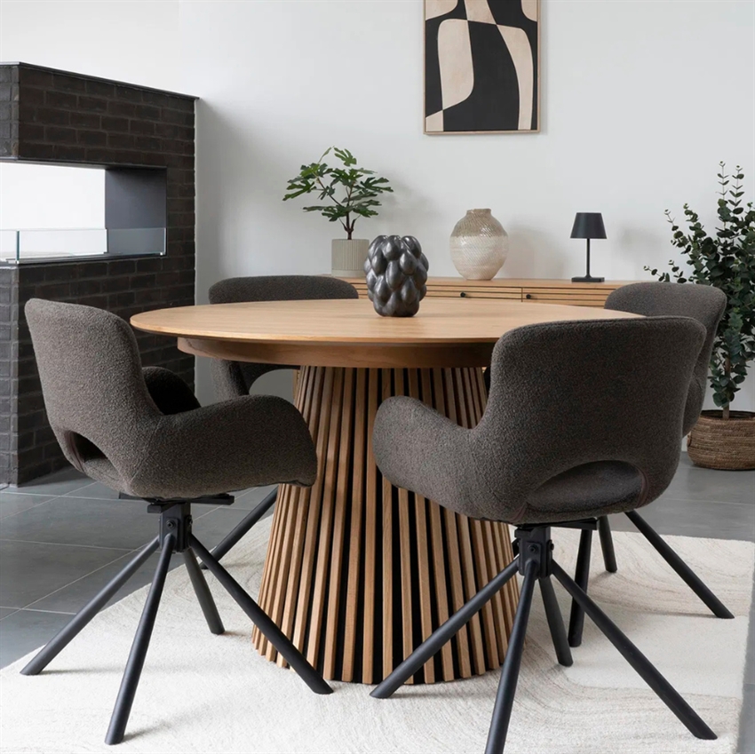 Lisette Egetræ Inkl Tillægsplader Wood By Nordic Spisebord