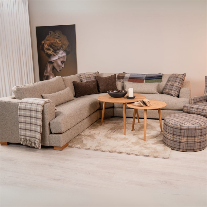 Monica Hjørne Bucle Stof Sofa