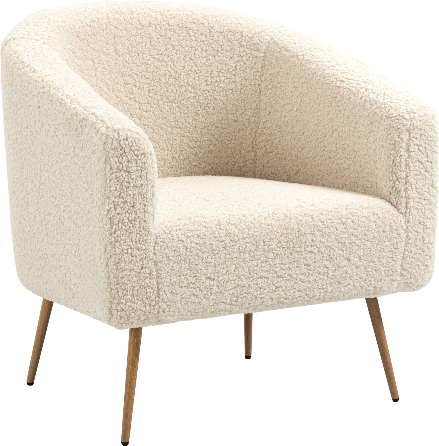 Natur Loungestol Nordlys Furniture Kiruna Boucl H76b75d65 Lænestol - 3760351891623