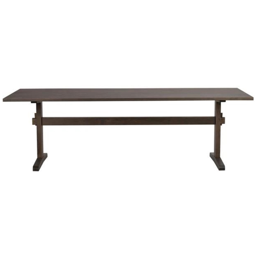 Westwille Brunlakeret Rowico Spisebord