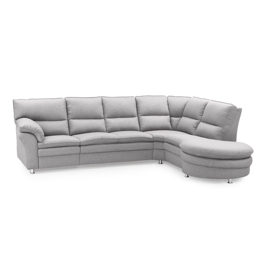Palma Hjørne Open End Lysegrå Metalben Hjort Knudsen Sofa