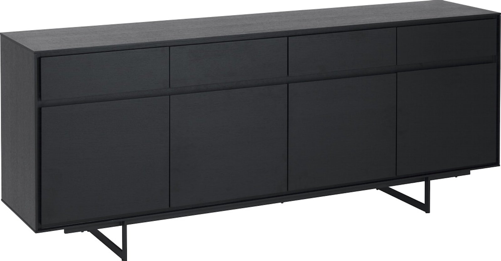 Sort Raymond & Hallmark Wansford Træ H82xb205xd45 Skænk