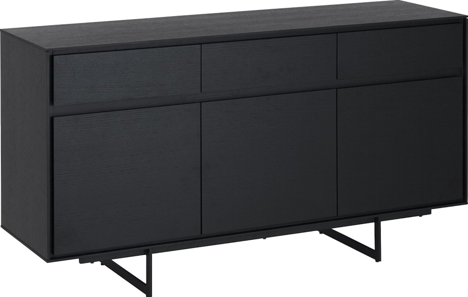 Sort Sideboard Raymond & Hallmark Wansford Træ 155x45x82 Skænk