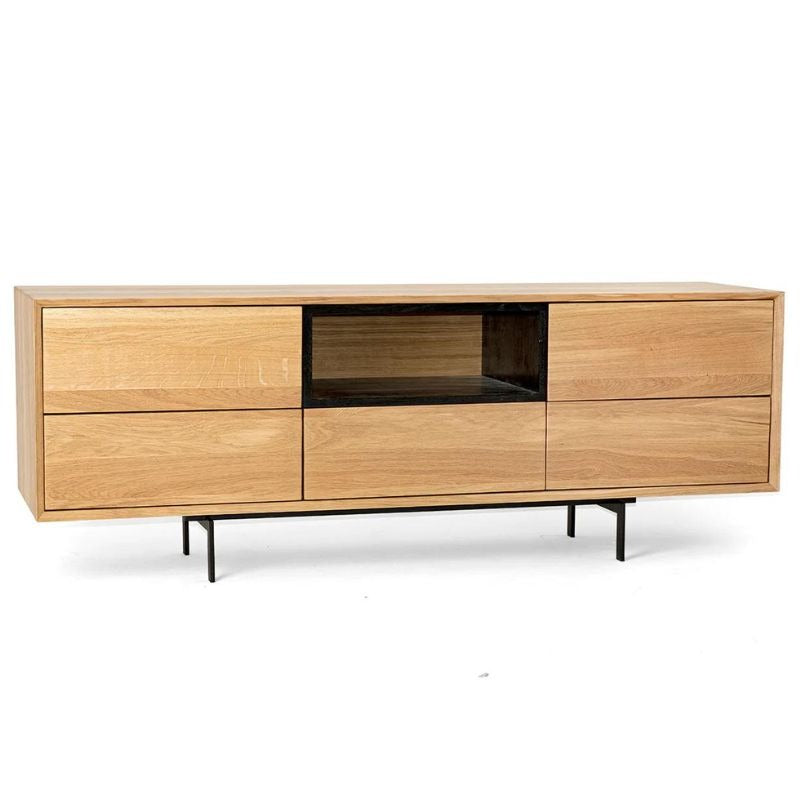 Rosto Massiv Egetræ 180x40x70 Andre Mærker Skænk