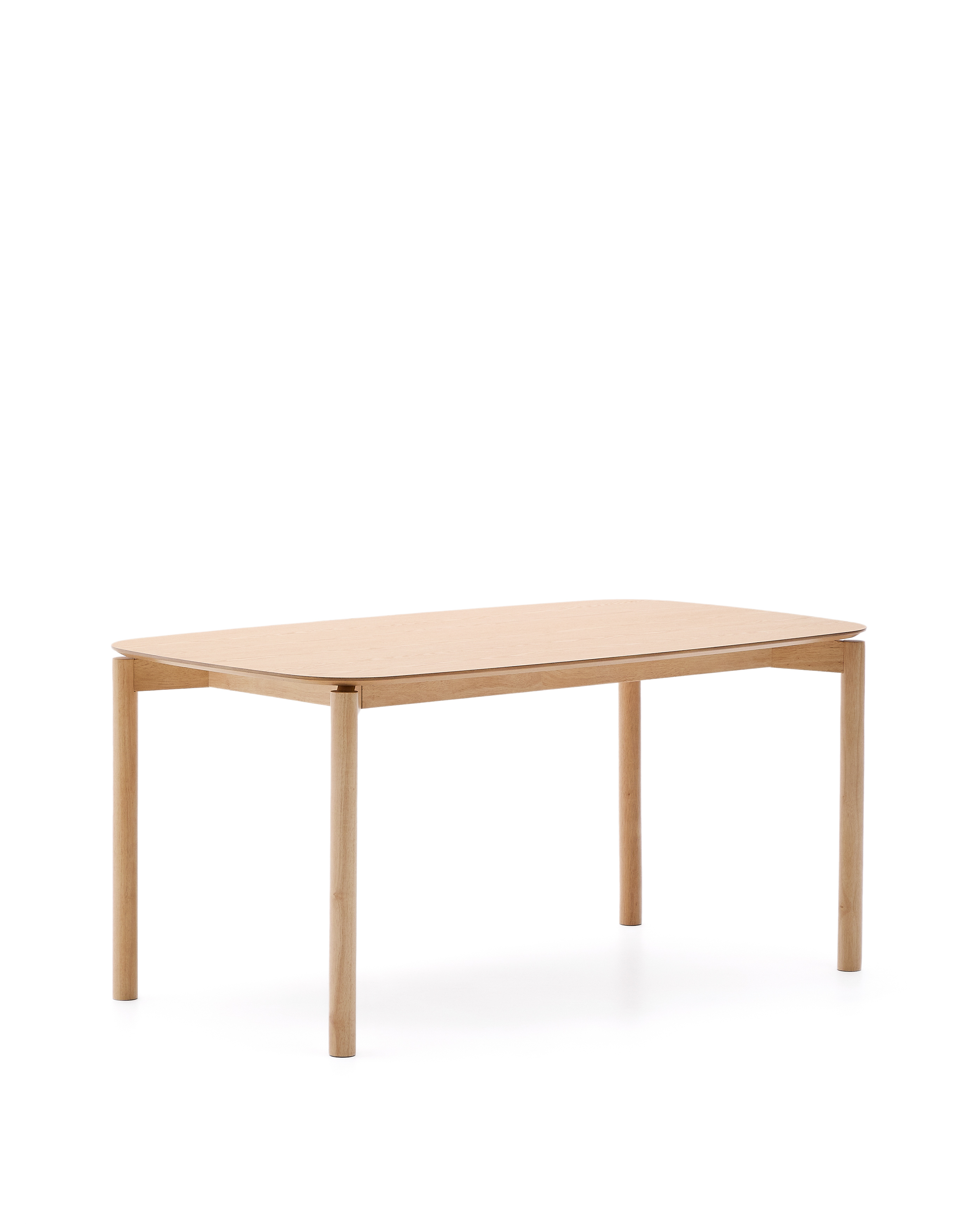 Natur Indara Rektangulær Askefiner 140x90 Kave Home Spisebord - 8447305025215