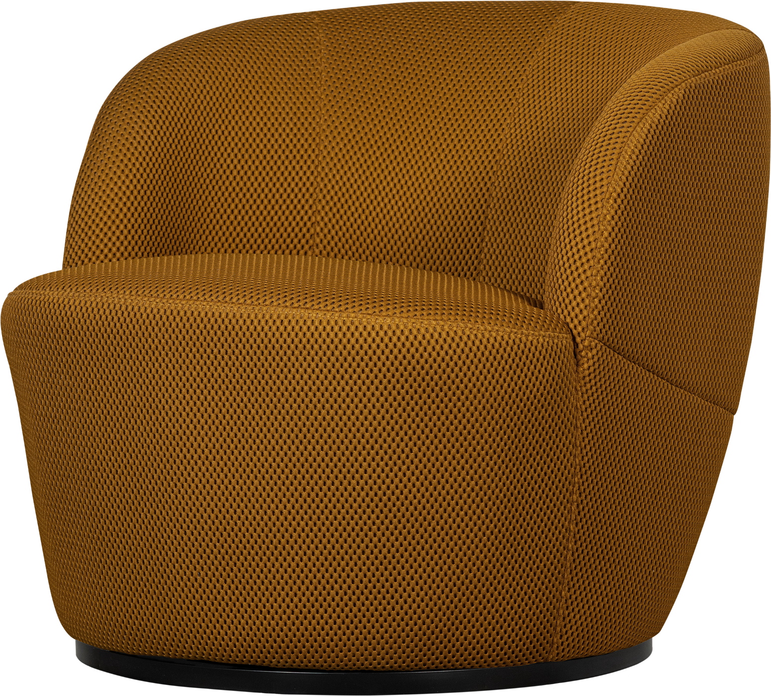 Rust Serra Farvet Polyester Struktur Kompakt Drejefod H68xb77xd70 Woood Lænestol - 8714713200726