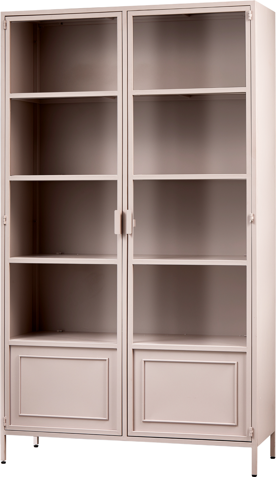Pink Ronja Pulverlakeret Jern Displayskab 189 110 Woood Vitrineskab - 8714713197736