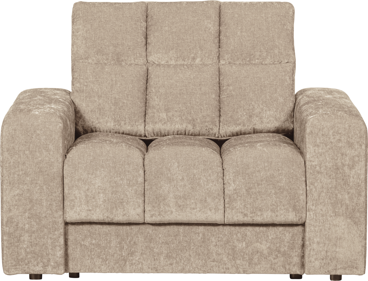 Nougat Second Date Polstret Polyester Loungestol H78xb103xd99 Woood Lænestol - 8714713206810