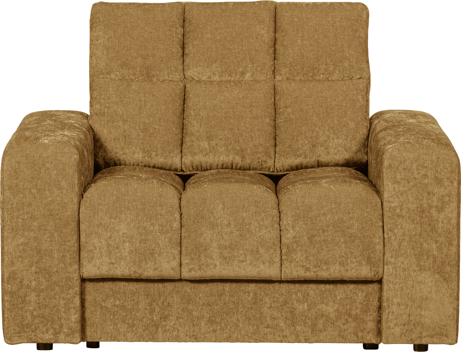 Guld Second Date Gul Polyesterstof Lounge Stol H78xb99xd103 Woood Lænestol - 8714713206773