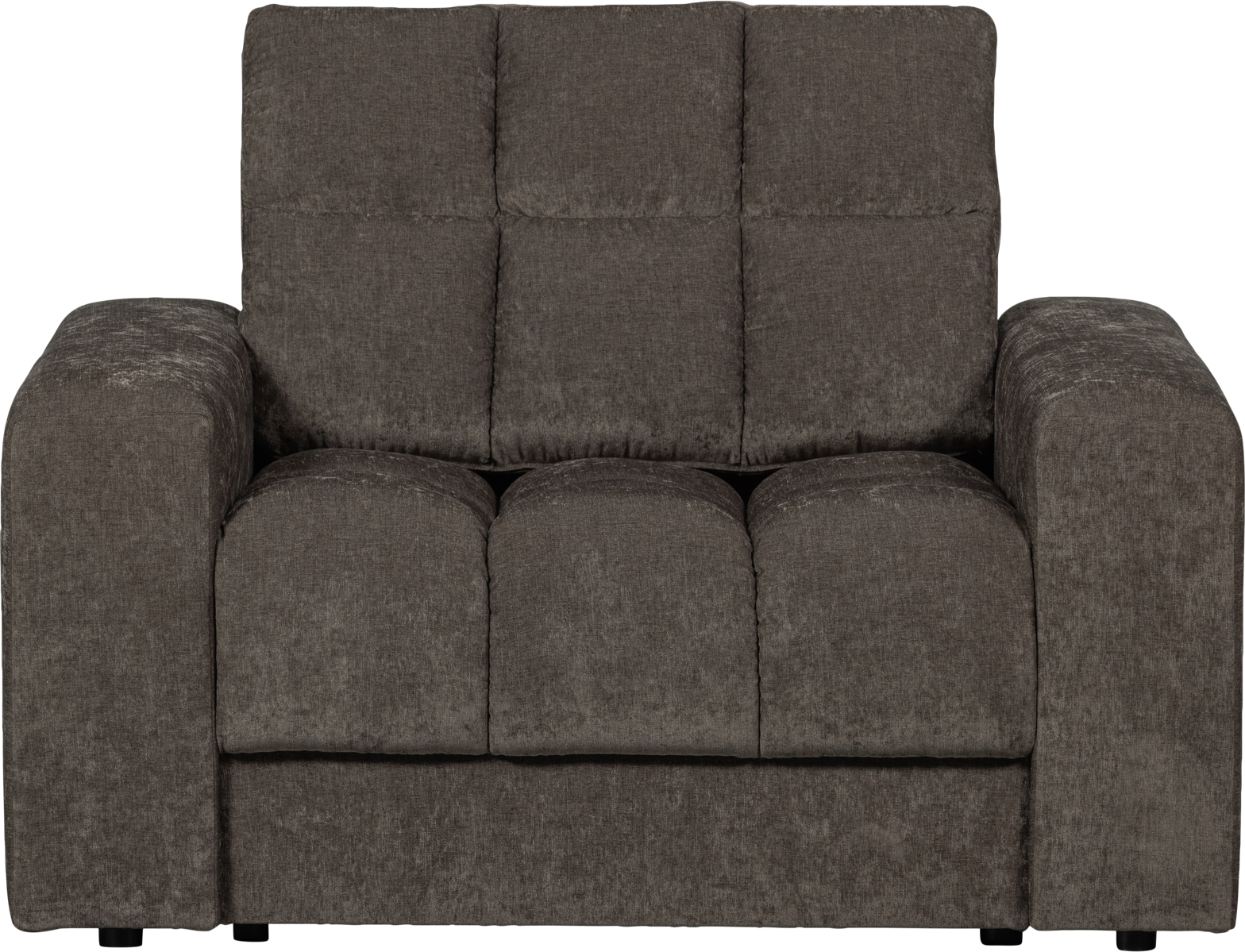 Varm Grå Second Date Loungestol Polyester H78xb103xd99 Woood Lænestol - 8714713206766