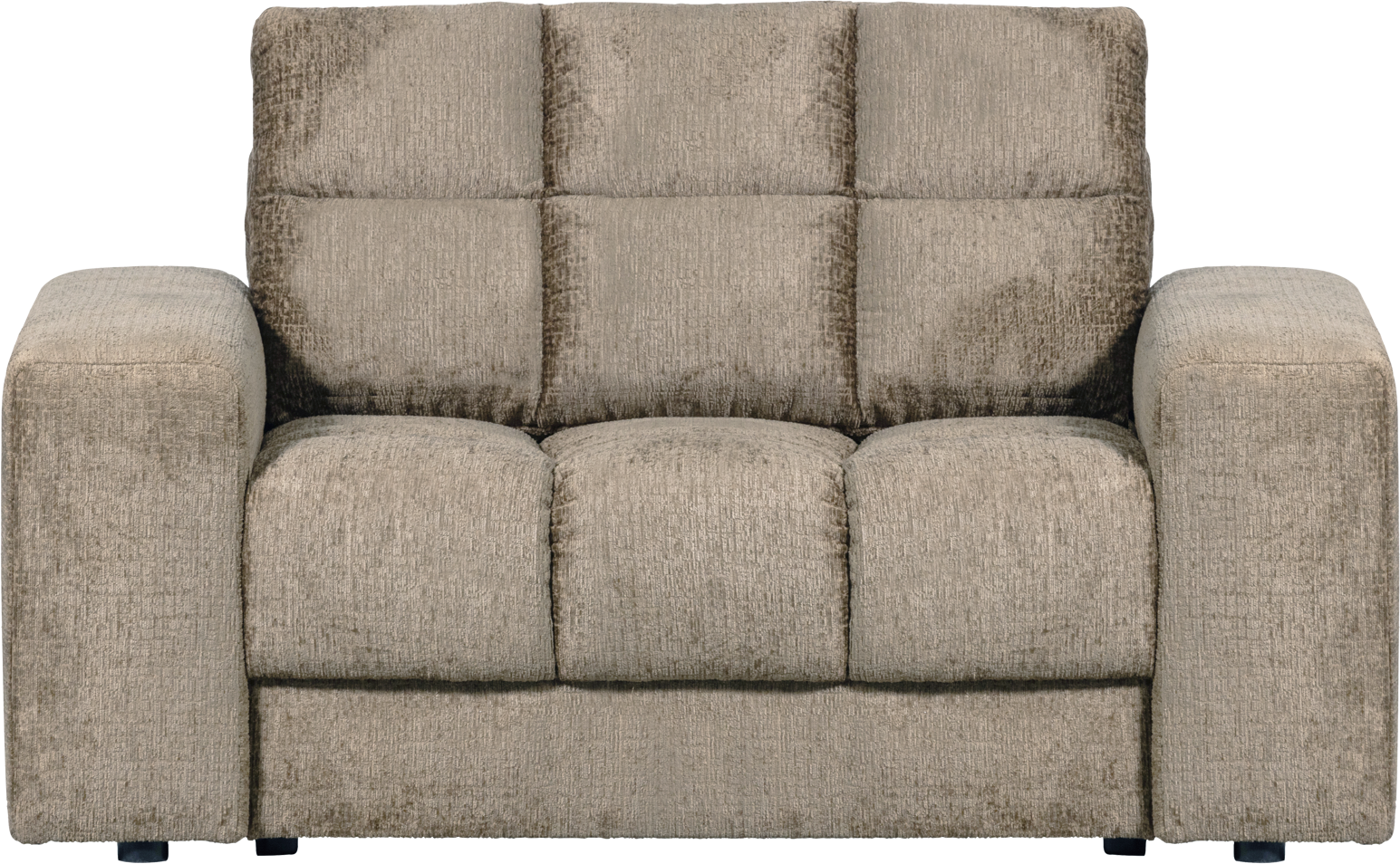 Lysegrå Second Date Polyester Velour H78 B136 D101 Woood Lænestol - 8714713207206