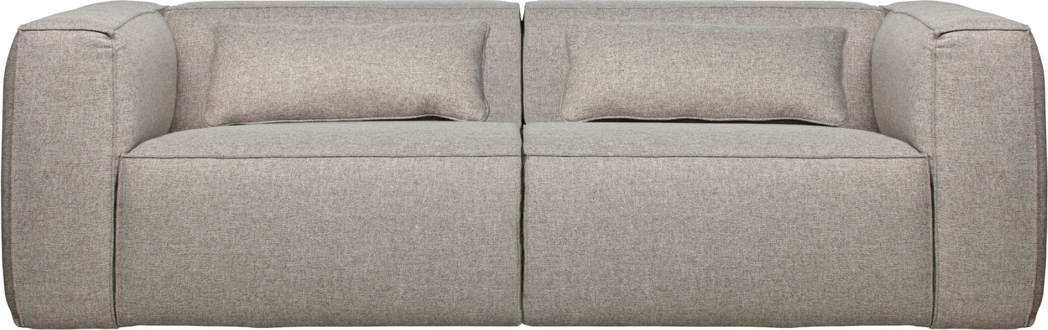 Lysegrå Personers Exclusive Bean Stof Med Puder H73b246d96 Woood Sofa - 8714713109111