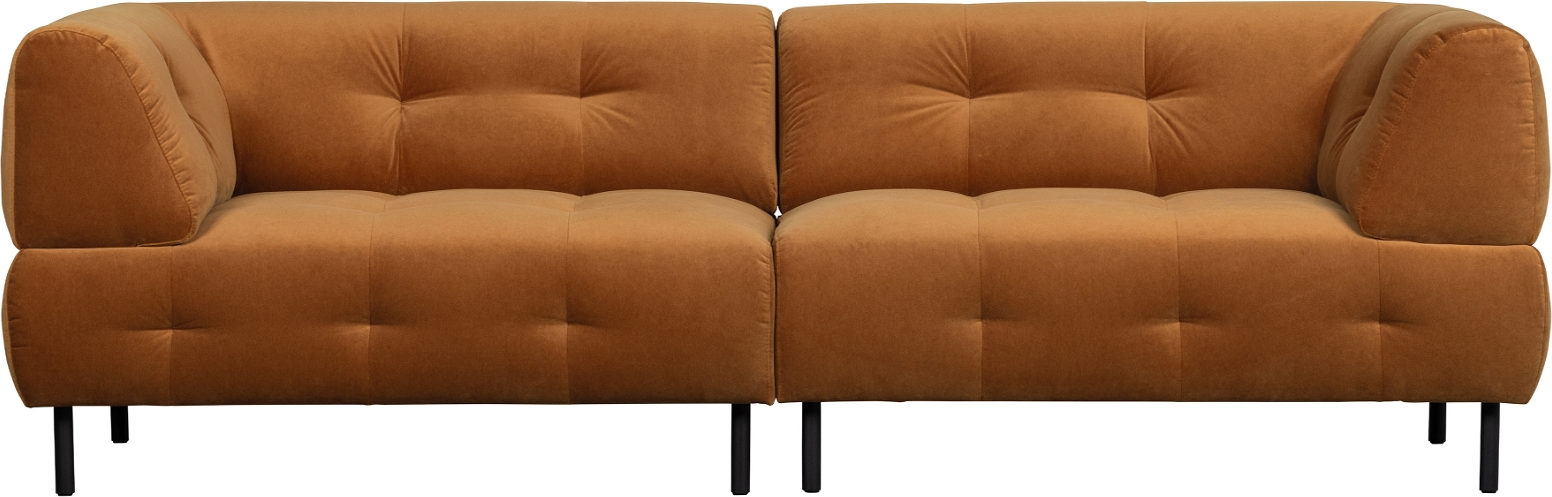 Lysebrun Personers Exclusive Lloyd Loma Fløjl H75b90l245 Woood Sofa - 8714713148738