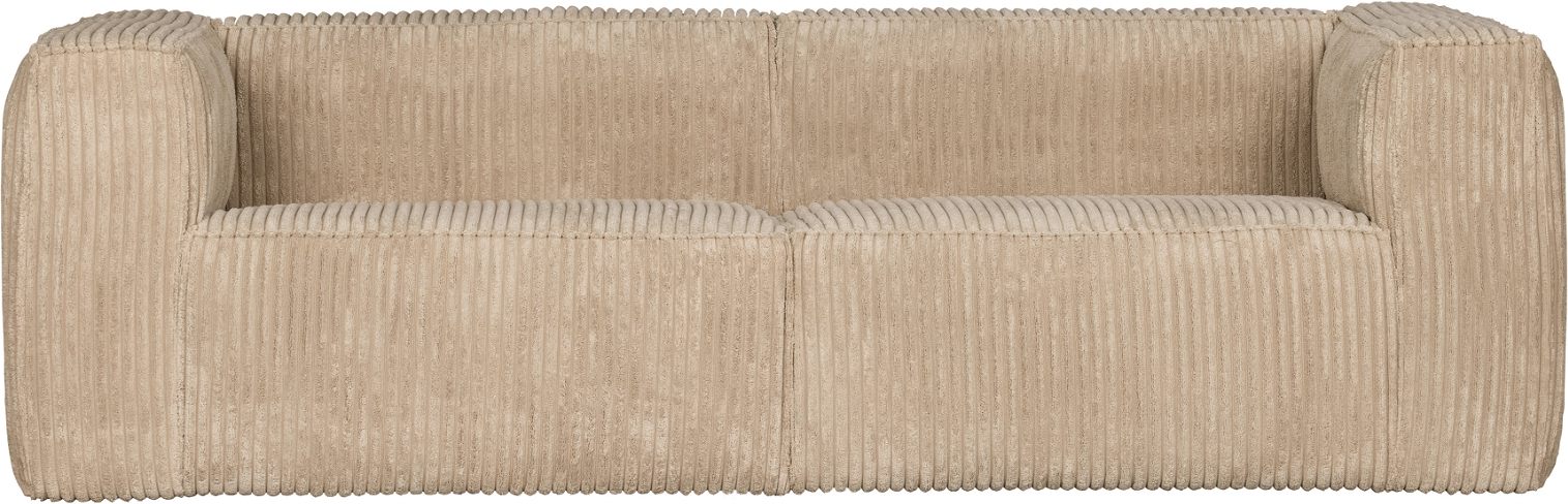Lysebrun Personers Exclusive Bean Fløjl 73246 Woood Sofa - 8714713139392
