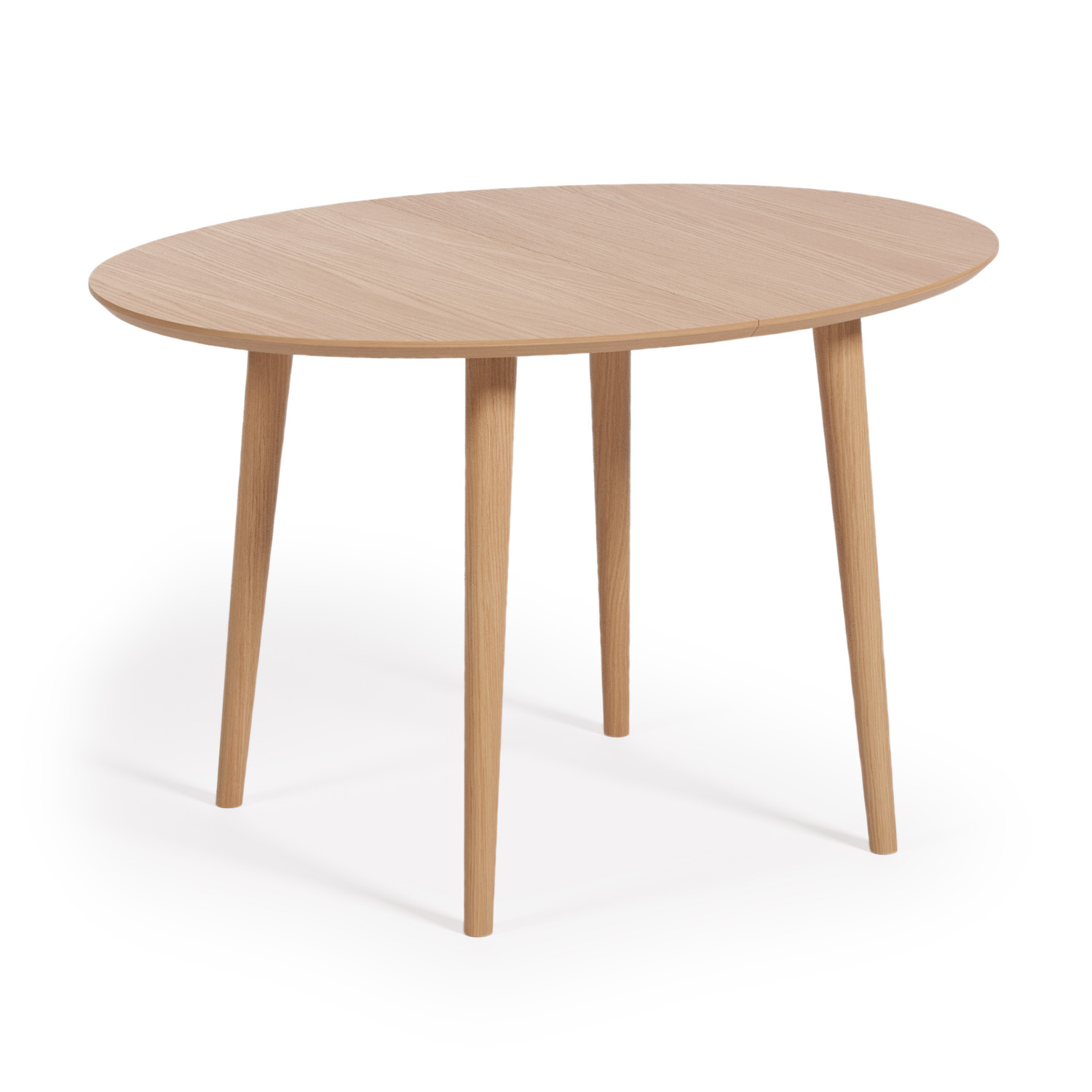 Natur Oakland Tillægsplader Egefinr Gummitræ 120200x90 Kave Home Spisebord - 8433840727837