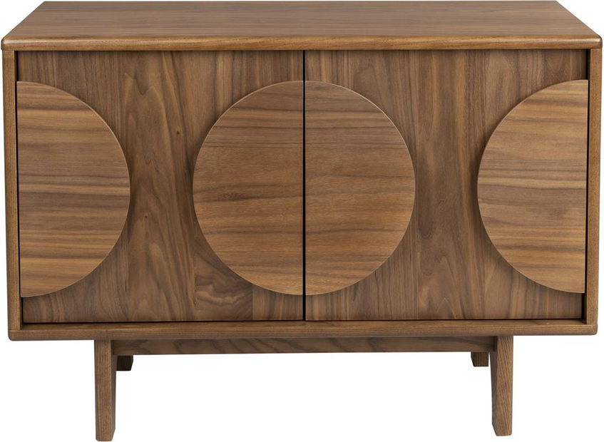 Valnød Groove Finer Asketræ H58 B82 D40 Zuiver Skænk - 8718548077508
