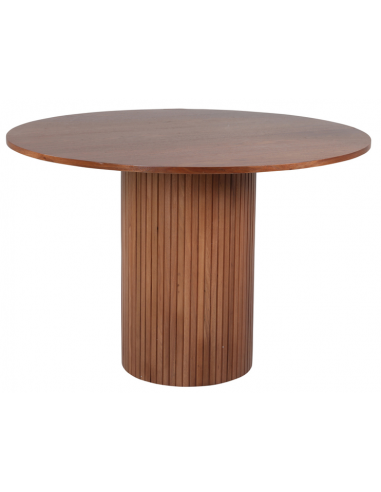 Bianca Mdf Finr H75 Ø110 Brun Spisebord