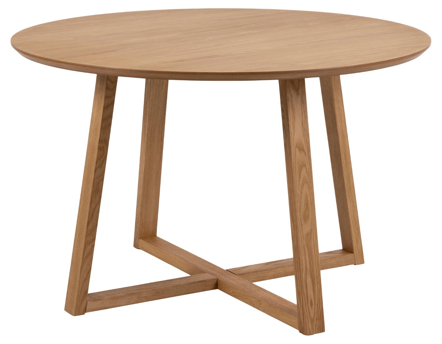 Natur Malika Rund Egefiner Ø120 Act Nordic Spisebord - 5713941236302