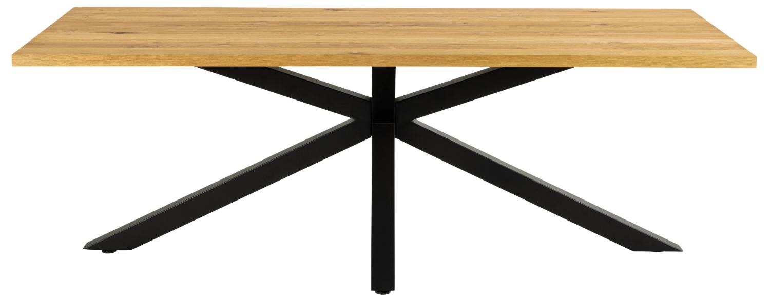 Sort Heaven Rektangulær Natur Vild Fin Metal 220x90 Act Nordic Spisebord - 5713941207463