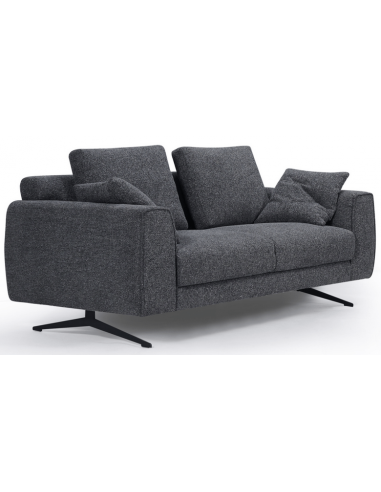 Detro Personers Metal Polyester B176 Sort Mørkegrå Sofa