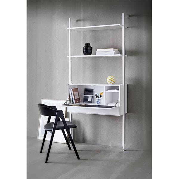 Hvid Edge Hammel Med Skrivebord Edge By Hammel Reol