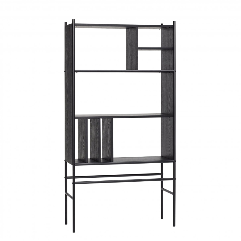 Sort Divide Metal Reol - 5712772103845