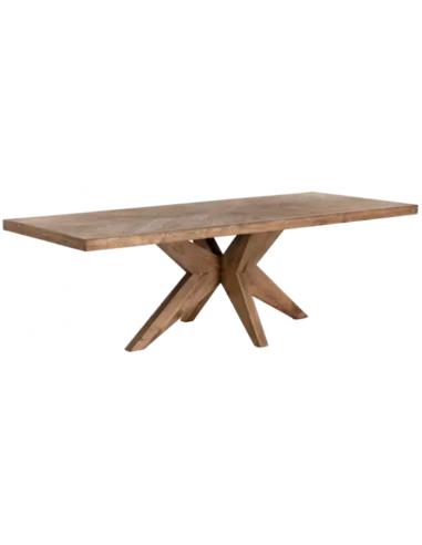 Veere Genanvendt Egetræ 240 100 Antik Naturbrun Flamant Spisebord
