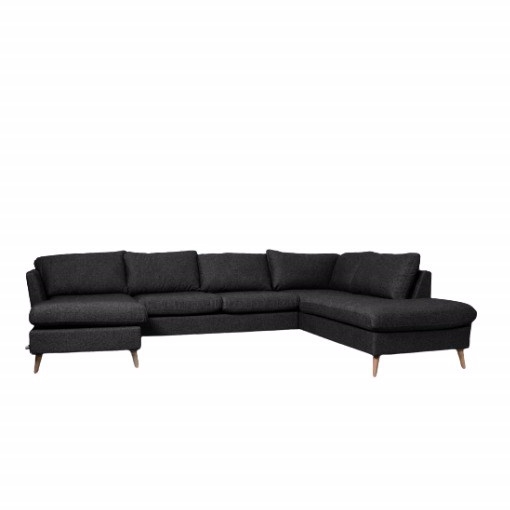 Odense Grå Med Chaiselong Venstrevendt Nordic Design Sofa