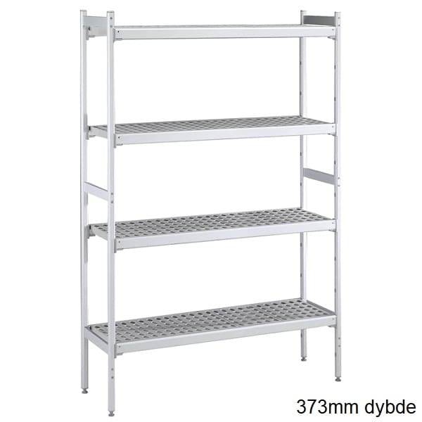 Alu Plasthylder 373mm Dyb 373x2935mm Gastroudstyr Reol - 137010