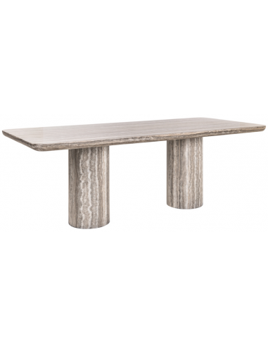 Dulce Sten Mdf 225 100 Grå Travertin Spisebord
