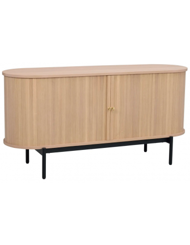 Hvid Rowico Haddington Metal Egetræ Egetræsfinr H71 B142 Sort White Wash Rowico Home Skænk