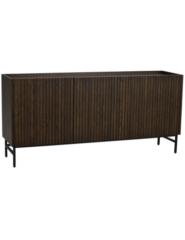 Rowico Halifax Metal Egetræ Egetræsfinr H75 B160 Sort Brun Rowico Home Skænk