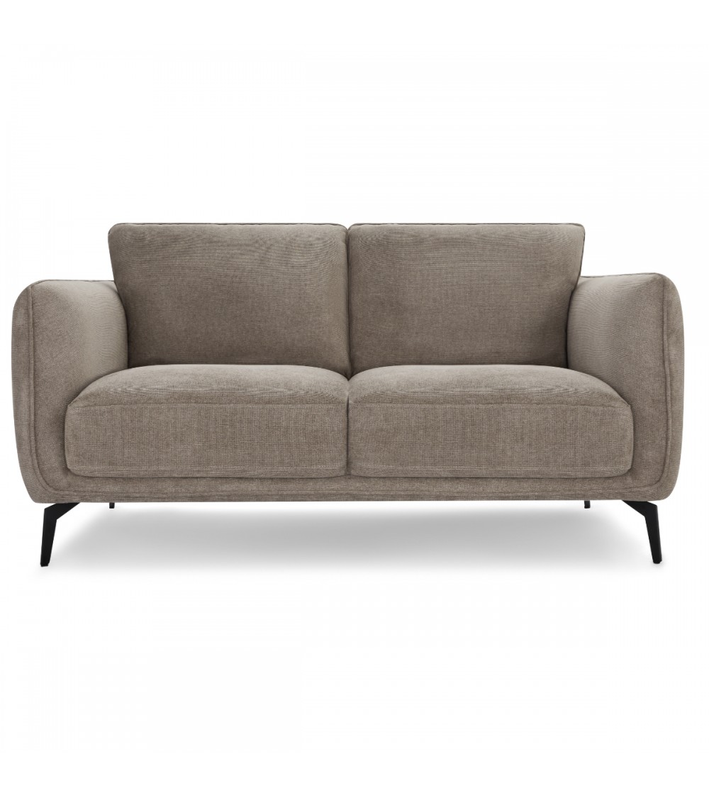 Sort Selena Pers Camel Brun Stof Metal Furnhouse Sofa - 5714365010196