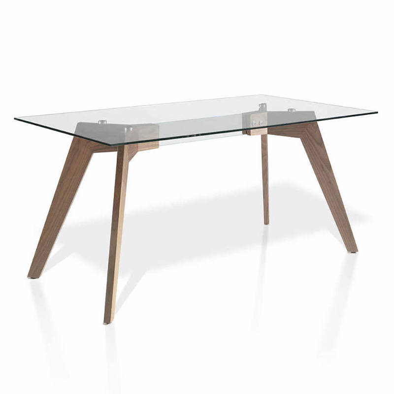 Glas Valnød 160x95x75 Andre Mærker Spisebord