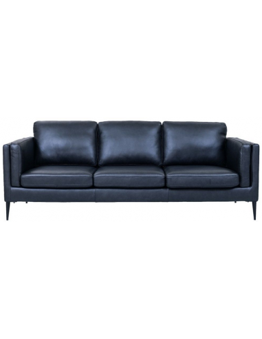 Sort Vale Personers Metal ægte Læder B220 Sofa