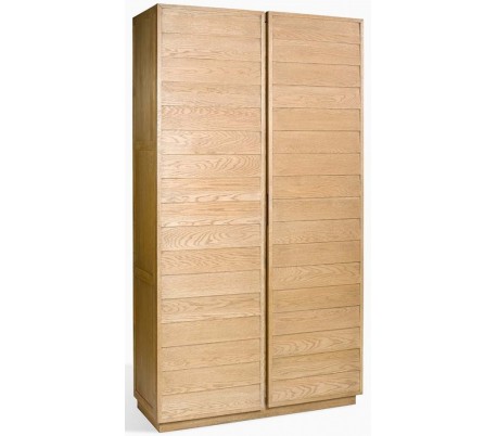 Egetræ H230 Vitrineskab