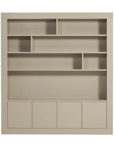 Wallcover Fyrretræ H229 B210 D31 Rustik Støvgrå Woood Reol