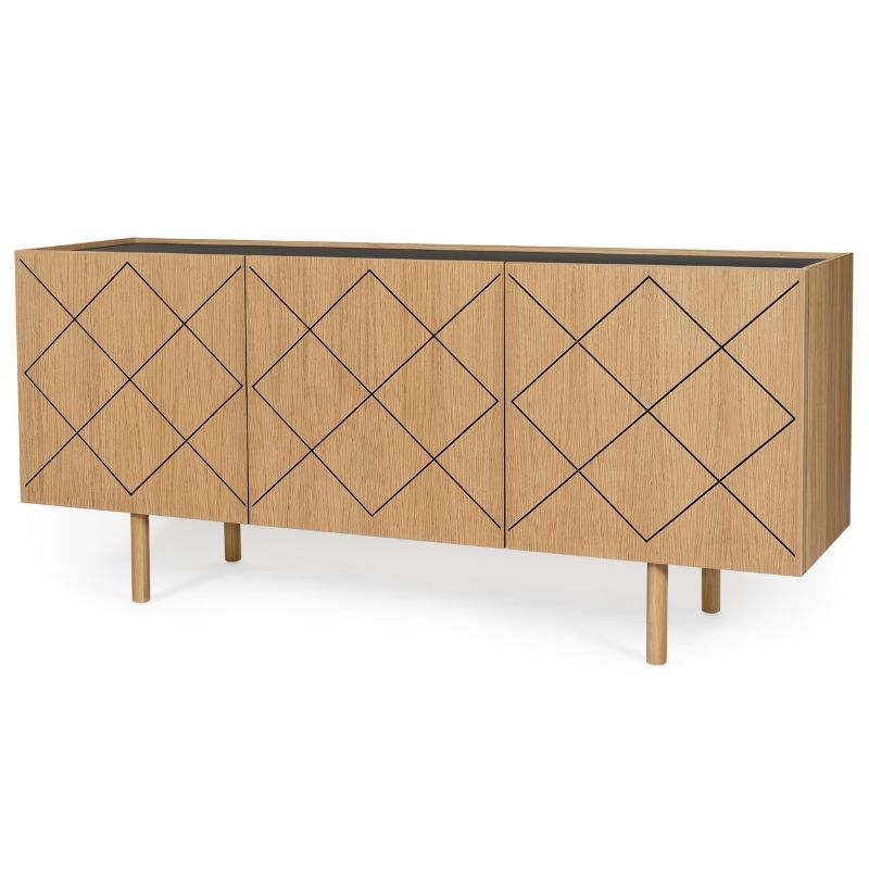 Porto 175x45x75 Woodman Skænk - 4744448015962