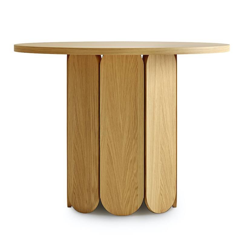 Rundt Soft Egefiner Ø98x74 Woodman Spisebord - 4744448015566